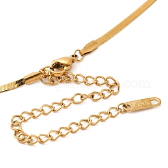 Ion Plating(IP) 304 Stainless Steel Bowknot Pendant Snake Chain Necklaces for Women&nbsp;NJEW-G142-01G
