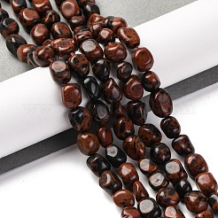 Natural Mahogany Obsidian Beads Strands&nbsp;G-G146-A30-01