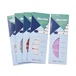 Glitter Solid Color Nail Polish Strips Stickers&nbsp;MRMJ-Q013-01-M