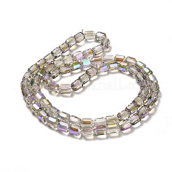 Electroplate Glass Beads Strands&nbsp;EGLA-D030-19P