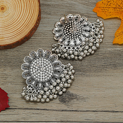 Sunflower Zinc Alloy Chandelier Earrings&nbsp;HD8181-2