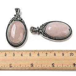 Natural Rose Quartz Big Pendants&nbsp;G-Z050-10B
