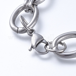 Tarnish Resistant 304 Stainless Steel Chain Bracelets&nbsp;BJEW-F407-01-P