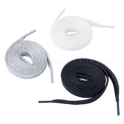 3 Pairs 3 Colors Polyester Cord Shoelace&nbsp;AJEW-TA0002-36B