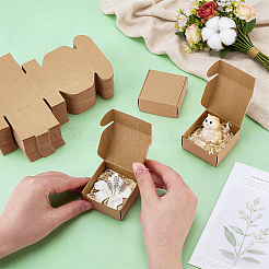 Kraft Paper Box&nbsp;CON-WH0036-01