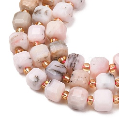 Natural Pink Opal Beads Strands&nbsp;GG-CBAC972-A15-01