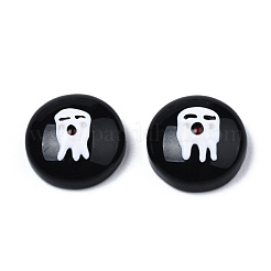 Halloween Opaque Resin Enamel Cabochons&nbsp;CRES-N031-013