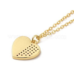 Brass Enamel with Rhinestone Pendant Necklace&nbsp;LS-NJEW-Q320-01B-G