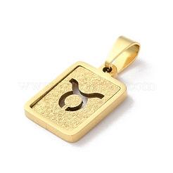 304 Stainless Steel Twelve Constellations Pendants&nbsp;STAS-S152-02G-B