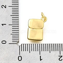 Brass Micro Pave Cubic Zirconia Pendants&nbsp;KK-V007-005G-02