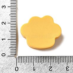 Paw Print Theme Opaque Resin Cabochon&nbsp;LS-CRES-I040-02C