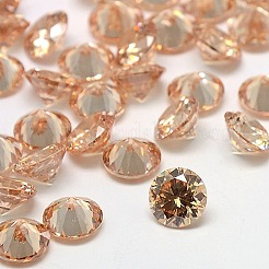 Cubic Zirconia Cabochons&nbsp;ZIRC-M002-6mm