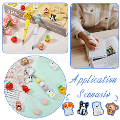 12Pcs 12 Styles Silicone Beads&nbsp;SIL-SZ0003-24