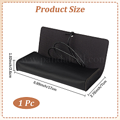 Rectangle PU Leather Eyeglass Cases&nbsp;AJEW-CN0006-52B