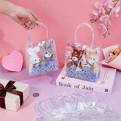 120Pcs 3 Styles PVC Gift Tote Bags&nbsp;ABAG-WA0001-32