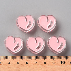 Transparent Enamel Acrylic Beads&nbsp;TACR-S155-004E