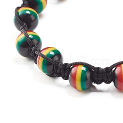 Adjustable Braided Beads Bracelets&nbsp;BJEW-JB07014
