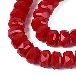 Opaque Glass Beads Strands&nbsp;GLAA-Q114-01A-B04