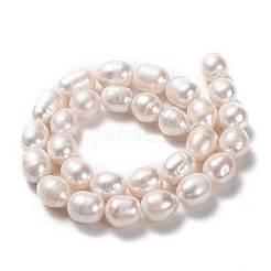 Natural Cultured Freshwater Pearl Beads Strands&nbsp;PEAR-L033-88-01