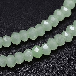 Faceted Rondelle Glass Beads Strands&nbsp;X-GLAA-M028-2mm-B05