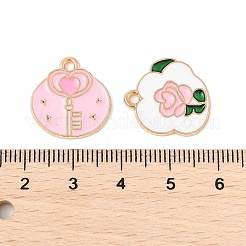 Valentine's Day Alloy Enamel Pendants&nbsp;FIND-M058-01KCG