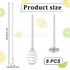 304 Stainless Steel Stirring Spoon&nbsp;AJEW-WH0010-32P
