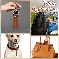 25Pcs PU Leather Keychains&nbsp;KEYC-CY0001-06