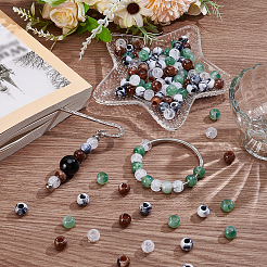 120Pcs 4 Colors Acrylic European Beads&nbsp;OACR-SP0002-26