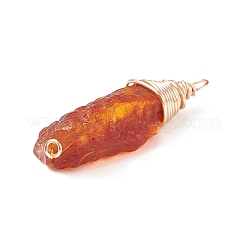 Natural Amber Pendants&nbsp;PALLOY-JF01827-02