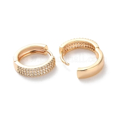 Rack Plating Brass Hoop Earrings Long-Lasting Plated&nbsp;EJEW-S241-04G