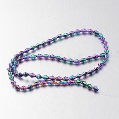 Electroplate Non-magnetic Synthetic Hematite Bead Strands&nbsp;G-F300-32-02