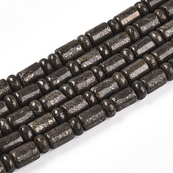 Natural Pyrite Beads Strands&nbsp;G-N346-03A-01