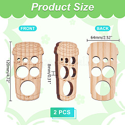 Wooden Safety Eyes Auxiliary Tool&nbsp;AJEW-WH0270-376
