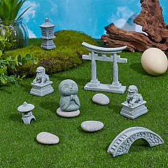 11Pcs 7 Styles Resin & PVC Statues&nbsp;DJEW-NB0001-54