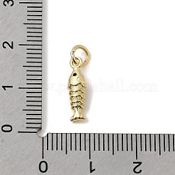 Brass Micro Pave Cubic Zirconia Pendants&nbsp;KK-L262-14G