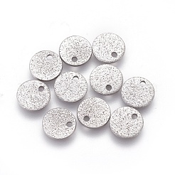Non-Tarnish 304 Stainless Steel Charms&nbsp;STAS-E455-02P-8mm