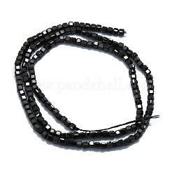 Natural Black Spinel Beads Strands&nbsp;G-P457-B01-31