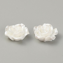 Opaque Resin Cabochons&nbsp;LS-CRES-WH0010-032A-04