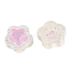 Brass Clear Cubic Zirconia Beads&nbsp;KK-B186-01S