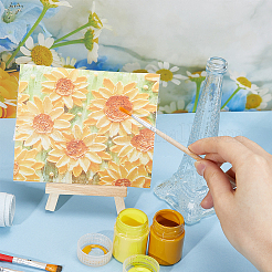 Foldable Wood Triangle Easel&nbsp;WOOD-WH0022-55A