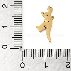 5Pcs 201 Stainless Steel Pendants&nbsp;STAS-B064-21G