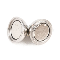 304 Stainless Steel Magnetic Clasps&nbsp;STAS-P452-03C-P