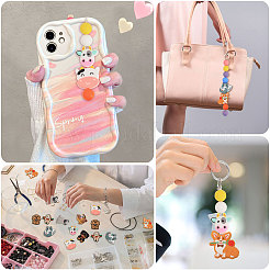 18Pcs 9 Styles Silicone Focal Beads&nbsp;SIL-CA0002-87