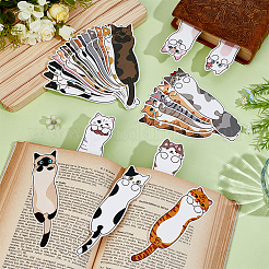 30Pcs Cute Paper Cat Bookmarks&nbsp;AJEW-WH0455-255