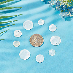 240Pcs 3 Style Capiz Shell Pendants&nbsp;SHEL-BC0001-015
