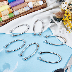 8Pcs U Shape Alloy Bikini Clips Buckles&nbsp;FIND-GF0009-42P