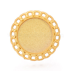 Adjustable Alloy & Iron Bezel Cup Ring Base with Rotatable Tray&nbsp;MAK-T012-14G