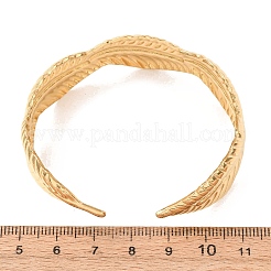 304 Stainless Steel Cuff Bangles for Women&nbsp;BJEW-C155-01E-G