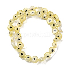 Handmade Evil Eye Lampwork Beads Strands&nbsp;LAMP-G164-10C-05