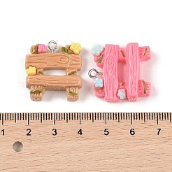 Opaque Resin Pendants&nbsp;MACR-P043-O01
